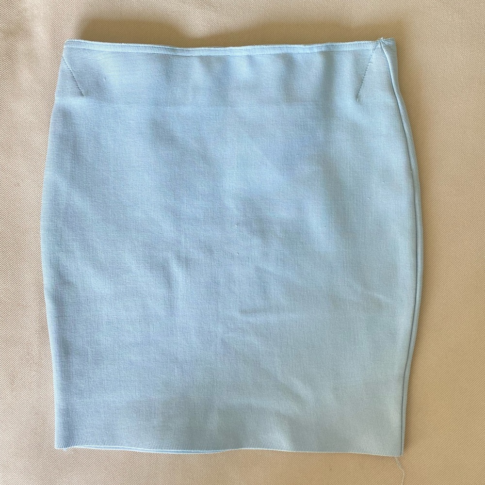 Light Blue Bandage Skirt